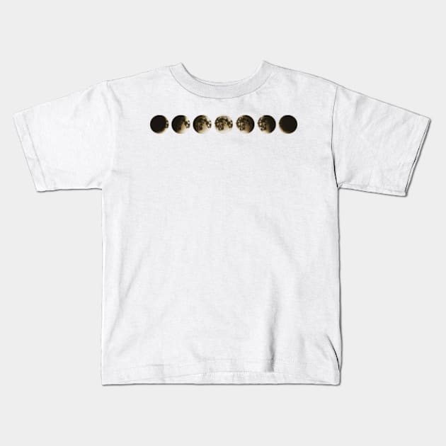 Moon Phases - Cool Astrology Gift For Men & Women Kids T-Shirt by Art Like Wow Designs